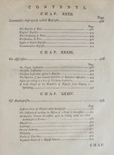 Load image into Gallery viewer, The History of Baptism, by Robert Robinson, First Edition 1790