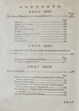 Load image into Gallery viewer, The History of Baptism, by Robert Robinson, First Edition 1790