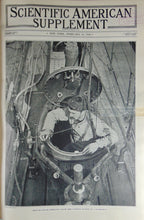 Load image into Gallery viewer, 1918 WWI Scientific American Supplements, January to June bound volume