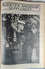 Load image into Gallery viewer, 1917 WWI Scientific American Supplements, July to December bound volume