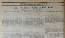 Load image into Gallery viewer, 1918 WWI Scientific American Supplements, Tanks, Shell Shock &amp;c.