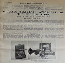 Load image into Gallery viewer, Scientific American Supplements, 1907. Automobiles, Ships, Railroads, Inventions