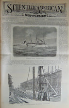 Load image into Gallery viewer, 1898 Scientific American Supplements, Flying Machines, Ships, Engines &amp;c.