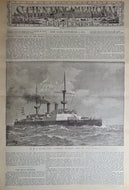 1891 Scientific American Supplements, Battleships, Bridges, Balloons, &c.
