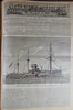 1891 Scientific American Supplements, Battleships, Bridges, Balloons, &c.