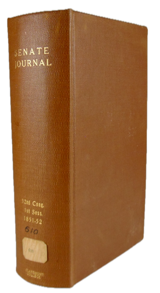 1851 Journal of the United States Senate
