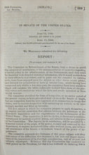 Load image into Gallery viewer, 1844 Senate Report on Government Patronage and Waste