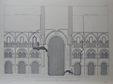 Load image into Gallery viewer, 1867 Engraved Plates, b/w &amp; colors, Architectural History, Chichester Cathedral