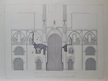 Load image into Gallery viewer, 1867 Engraved Plates, b/w &amp; colors, Architectural History, Chichester Cathedral