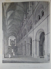 Load image into Gallery viewer, 1867 Engraved Plates, b/w &amp; colors, Architectural History, Chichester Cathedral