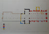 1867 Engraved Plates, b/w & colors, Architectural History, Chichester Cathedral