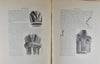 1867 Engraved Plates, b/w & colors, Architectural History, Chichester Cathedral