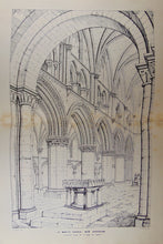 Load image into Gallery viewer, 1867 Engraved Plates, b/w &amp; colors, Architectural History, Chichester Cathedral