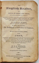 Load image into Gallery viewer, Murray. The English Reader, or, Pieces in Prose and Verse, Utica 1823