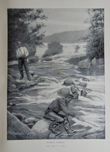 Load image into Gallery viewer, Gorgeous Denton Fish Plates, Adirondack Forestry, Fish and Game 1902