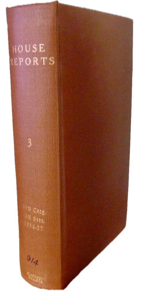 1857 Investigation of Corrupt Members of Congress