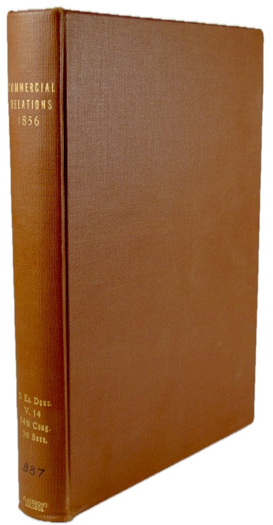 1857 detailed report, Commerce of the United States with Foreign Nations