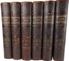 Load image into Gallery viewer, 1875-1880 The Art Journal. Six Volumes I-VI, over 200 steel engravings