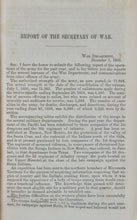 Load image into Gallery viewer, 1856 Jefferson Davis as US Secretary of War, Report on the Army