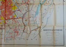 Load image into Gallery viewer, Map of the Adirondack Forest and Adjoining Territory (1898), 76 x 58 inches
