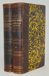 Emiliani-Giudici, Paolo. Storia della Letteratura Italiana (in due volumi, completo)