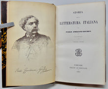 Load image into Gallery viewer, Emiliani-Giudici, Paolo. Storia della Letteratura Italiana (in due volumi, completo)
