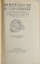 Load image into Gallery viewer, Memorials of the Cathedral &amp; Priory of Christ in Canterbury (1912)