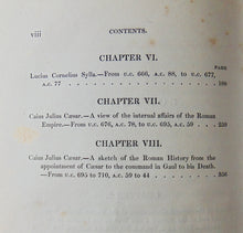 Load image into Gallery viewer, History of the later Roman Commonwealth, to the Death of Julius Caesar, &amp;c
