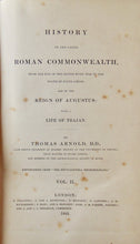 Load image into Gallery viewer, History of the later Roman Commonwealth, to the Death of Julius Caesar, &amp;c