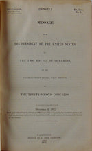 Load image into Gallery viewer, 1851 President Fillmore on Invasion of Cuba, Indian Affairs in Texas, California