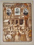 The Christian Herald 1901. Cover illustration of West London Mission