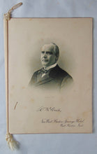 Load image into Gallery viewer, 1903 Dinner Menu for President McKinley's Birthday, New West Baden Springs Hotel