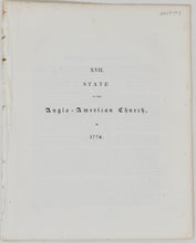 Load image into Gallery viewer, State of the Anglo-American Church, in New York City, 1776