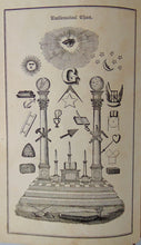 Load image into Gallery viewer, 1853 Freemason's Monitor, the Fundamental Principles of Freemasonry