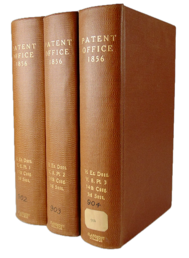 Report of Patents for 1856. Arts and Manufactures, includes illustrations
