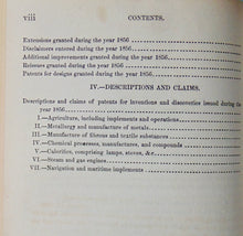 Load image into Gallery viewer, Report of Patents for 1856. Arts and Manufactures, includes illustrations