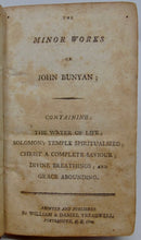 Load image into Gallery viewer, Bunyan, John. The Minor Works of John Bunyan 1804 Portsmouth NH imprint