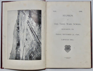 1840-1890: Reunion of Old Third Ward School, Allegheny, PA