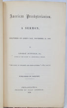 Load image into Gallery viewer, Duffield, George, Jr. American Presbyterianism (1854) Colonial America, American Revolution
