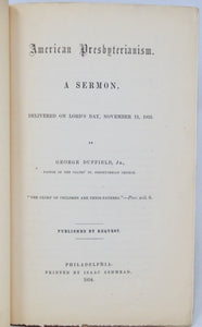 Duffield, George, Jr. American Presbyterianism (1854) Colonial America, American Revolution
