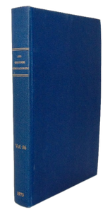 Ars Quatuor Coronatorum, Volume 86 for the year 1973