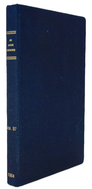 Ars Quatuor Coronatorum, Volume 97 for the year 1984