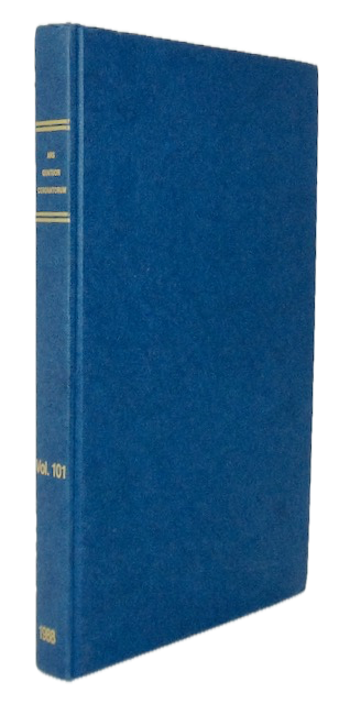 Ars Quatuor Coronatorum, Volume 101 for the year 1988