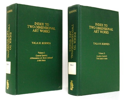 Korwin. Index to Two-Dimensional Art Works (2 Volume set)