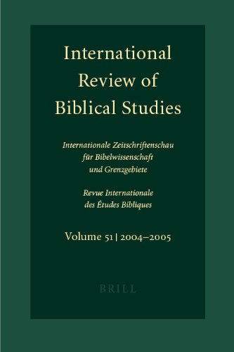 International Review of Biblical Studies, Volume 51 | 2004-2005