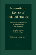 International Review of Biblical Studies, Volume 51 | 2004-2005