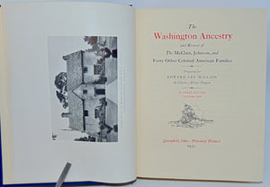 Hoppin. The Washington Ancestry and Records of The McClain, Johnson, and Forty other Colonial American Families (3 volume set)