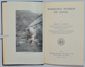 Gulick, Sidney L. Working Women of Japan (1915)