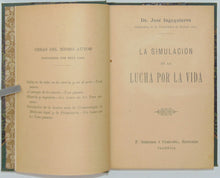 Load image into Gallery viewer, Ingegnieros, José. La Simulación en la Lucha por la Vida