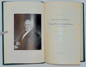 1810-1910 Centennial Celebration of the United Presbyterian Church, Princeton, Indiana